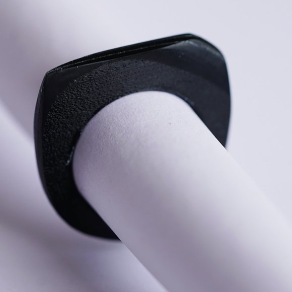 Handmade Black Vinyl Record Ring - Picture 1 of 3